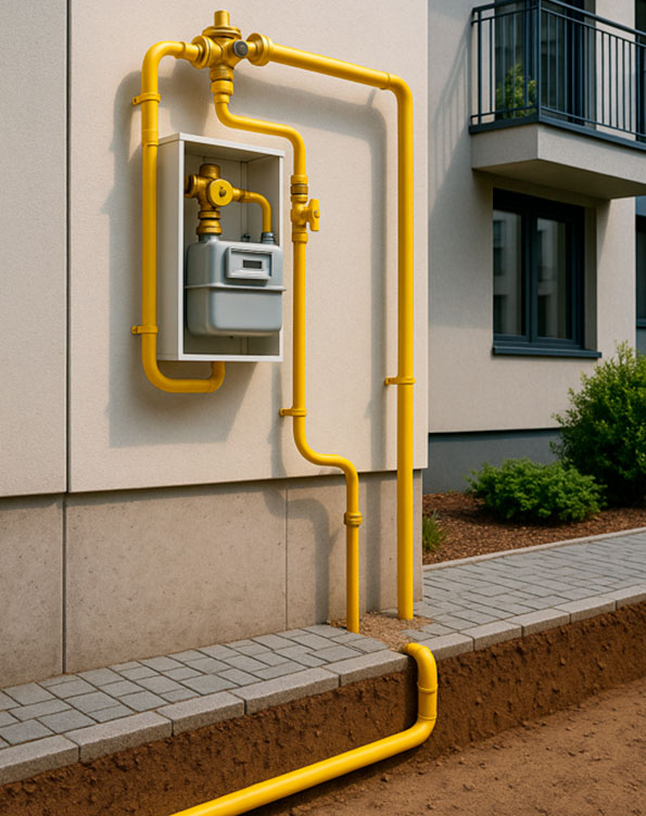 instalación autorizada de gas natural